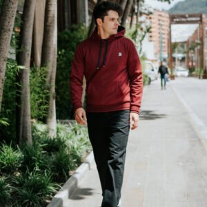 hoodie lejos vino hombre